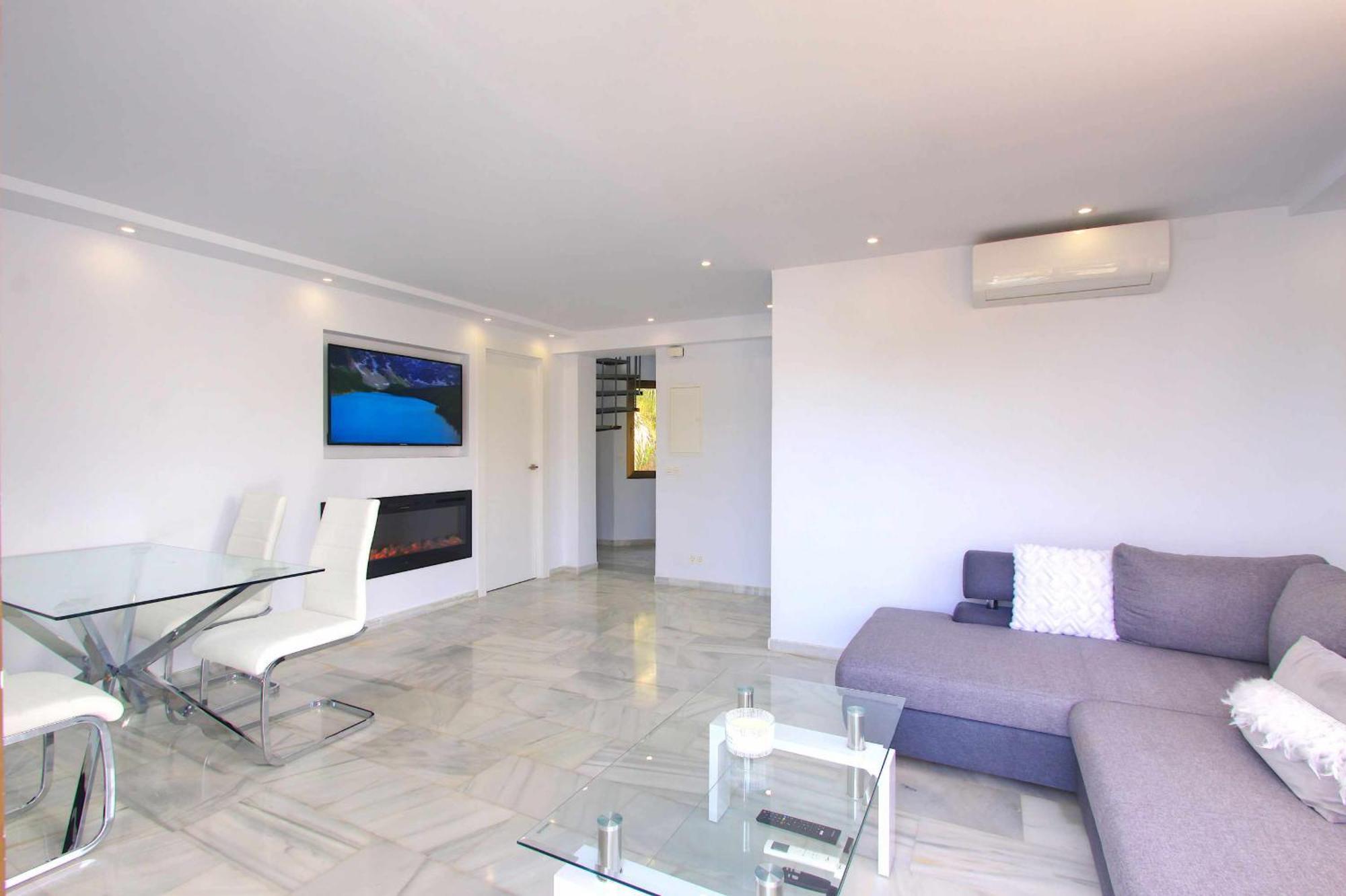 1108 Beachfront 2 Apartments With Roofterrace 80Mtrgt Beach 3 Pools ماربيا المظهر الخارجي الصورة
